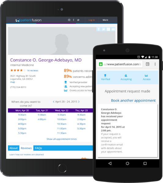 schedule appointment online devices